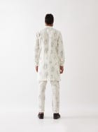 CARSON METEOR KURTA SET - WHITE view 4