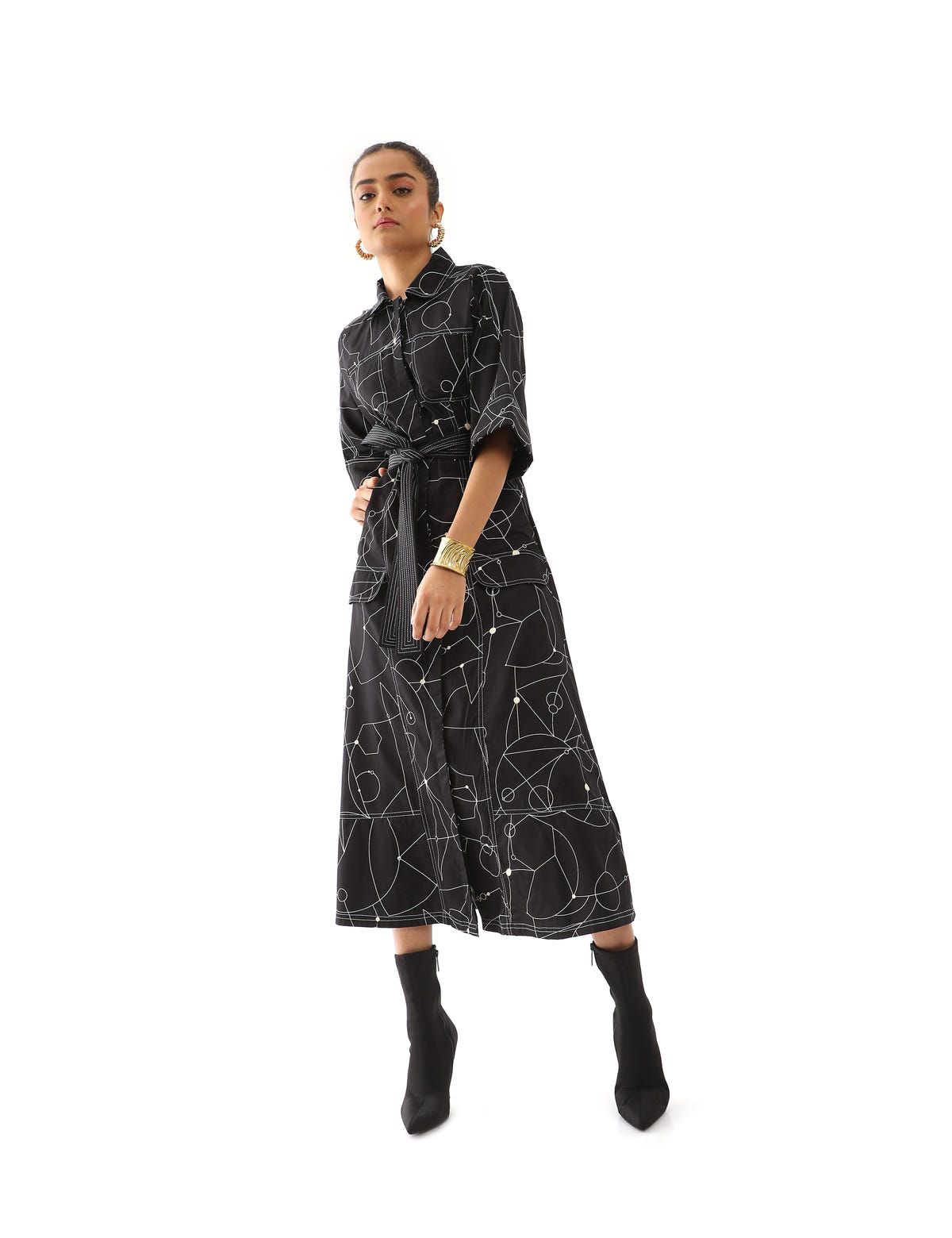 SUKIRO DRESS - BLACK - image 2
