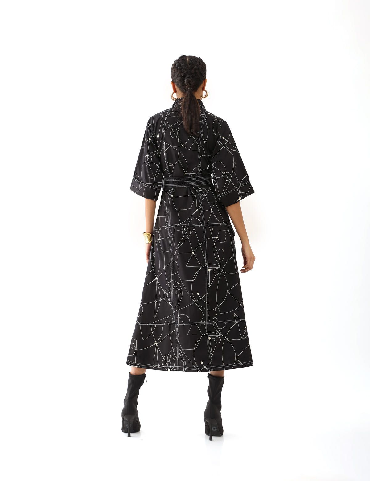 SUKIRO DRESS - BLACK - image 3