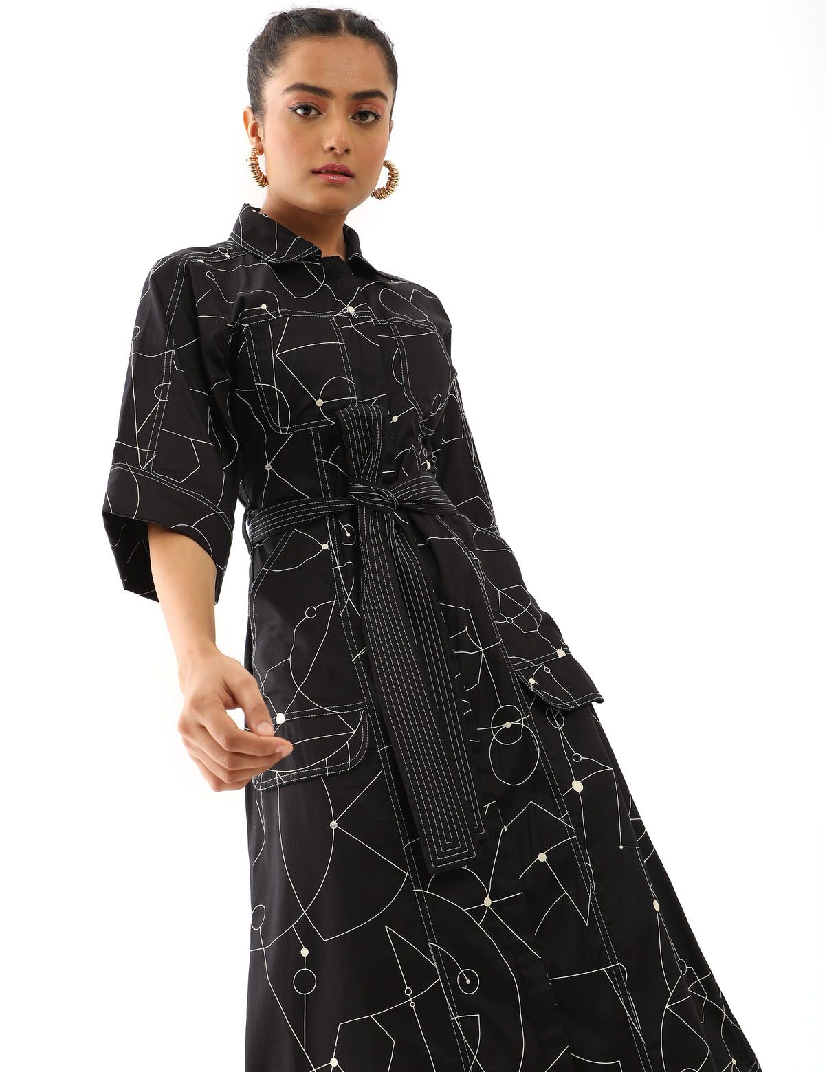 SUKIRO DRESS - BLACK - image 4