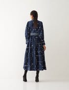 BLAIR DRESS - NAVY view 3