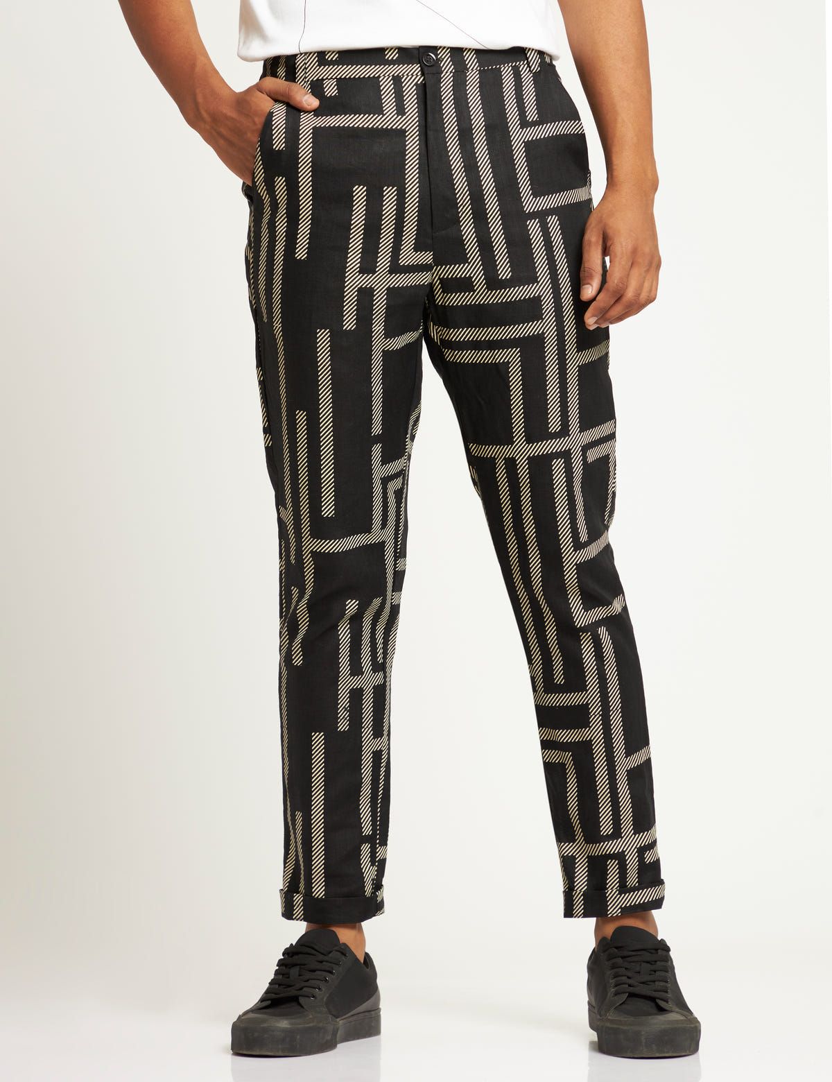 TOCO - TROUSER - MAZE - BLACK - image 1