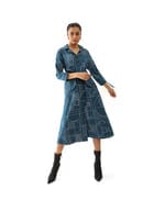 RAYNE DRESS - BLUE view 1