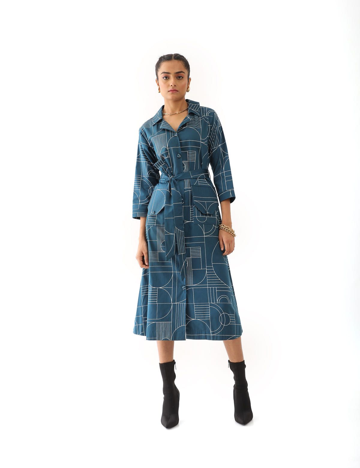 RAYNE DRESS - BLUE - image 2