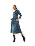 RAYNE DRESS - BLUE view 3