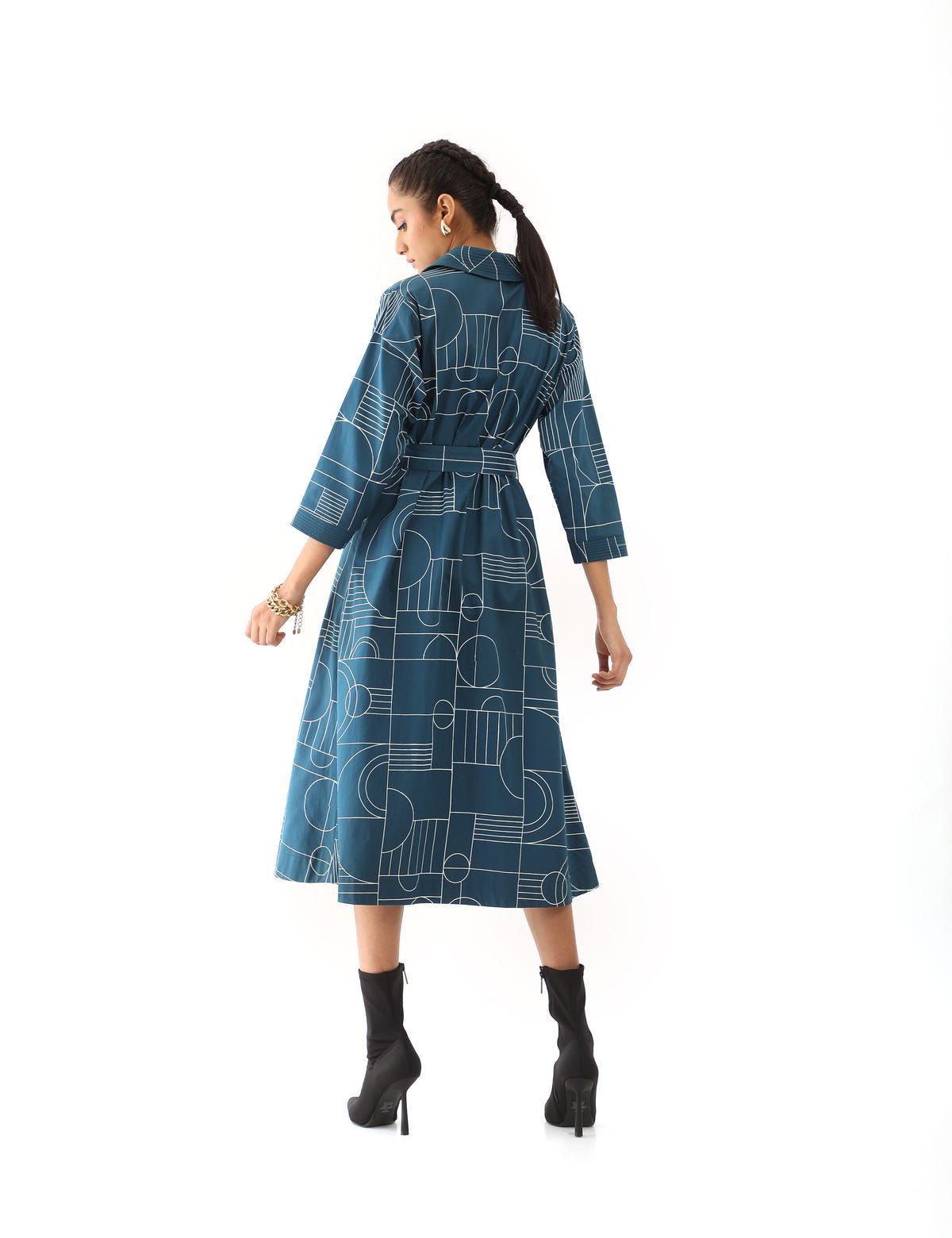 RAYNE DRESS - BLUE - image 4