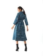 RAYNE DRESS - BLUE view 4