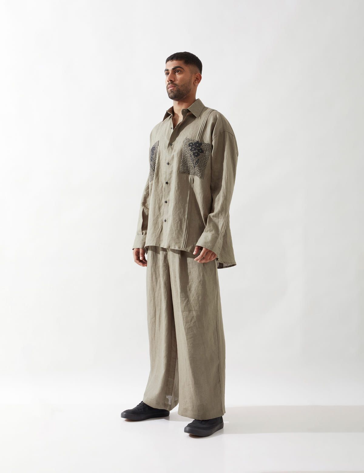 BLAISE FARM SHIRT- OLIVE - image 2