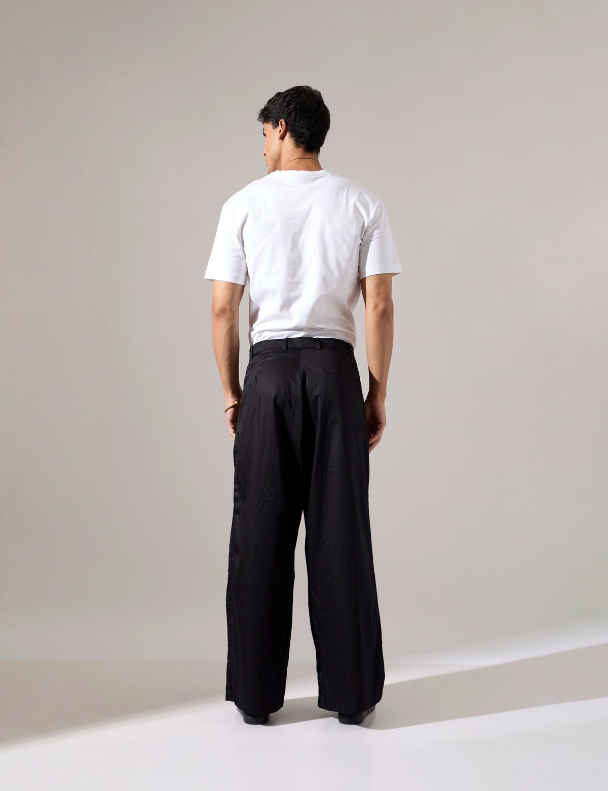 Jep Pleated Baggy Pant - Black - image 4