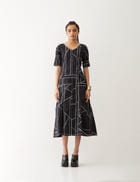 MOIRA DRESS - BLACK view 2