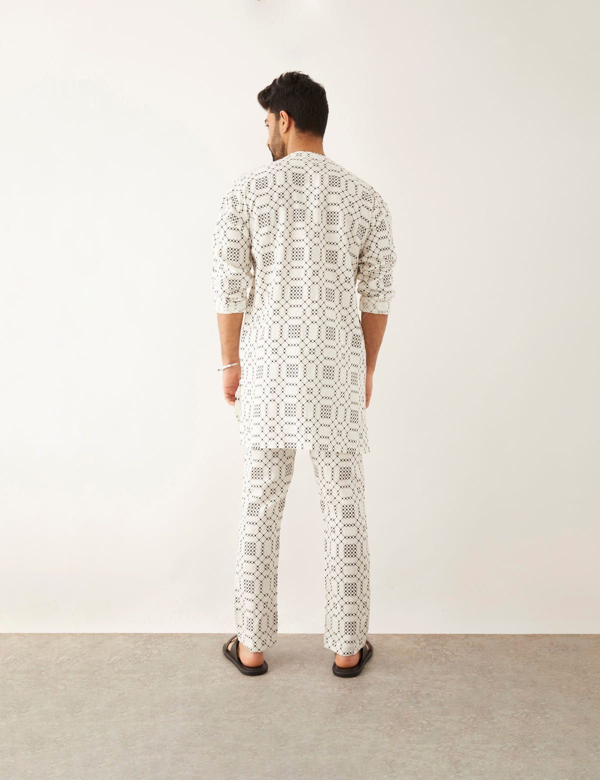 TISBA BALANCE TWIN KURTA - WHITE - image 3