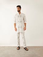 TISBA BALANCE TWIN KURTA - WHITE view 5