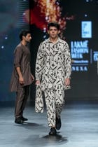 KABIR STENCIL LOOK - IVORY view 1