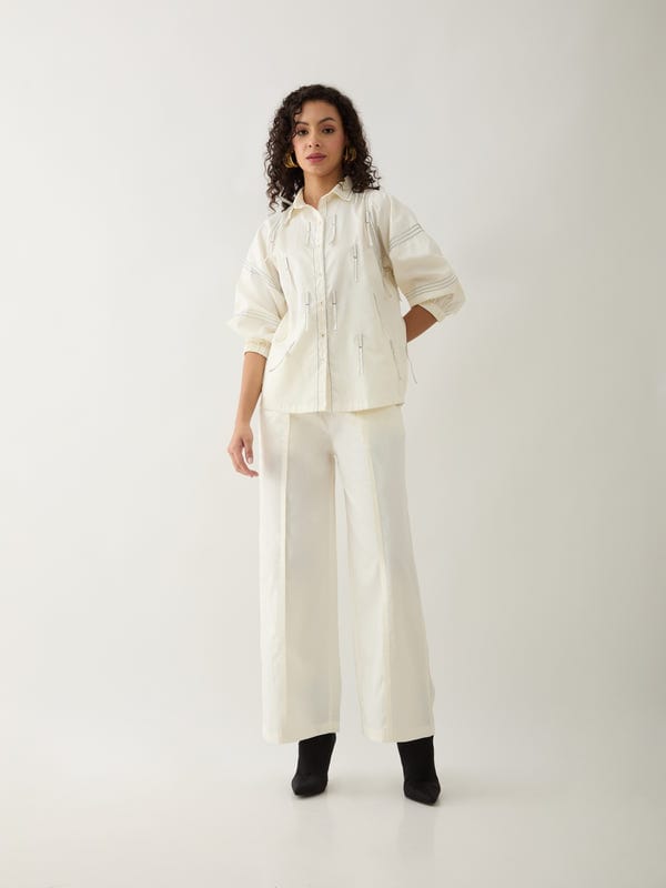 SON OF A NOBLE - SNOB — DRIP SHIRT - OFF WHITE