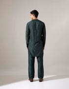 Arham Plus Minus Kurta Set - Forest view 5