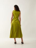 DELLA DRESS - LEAF view 3