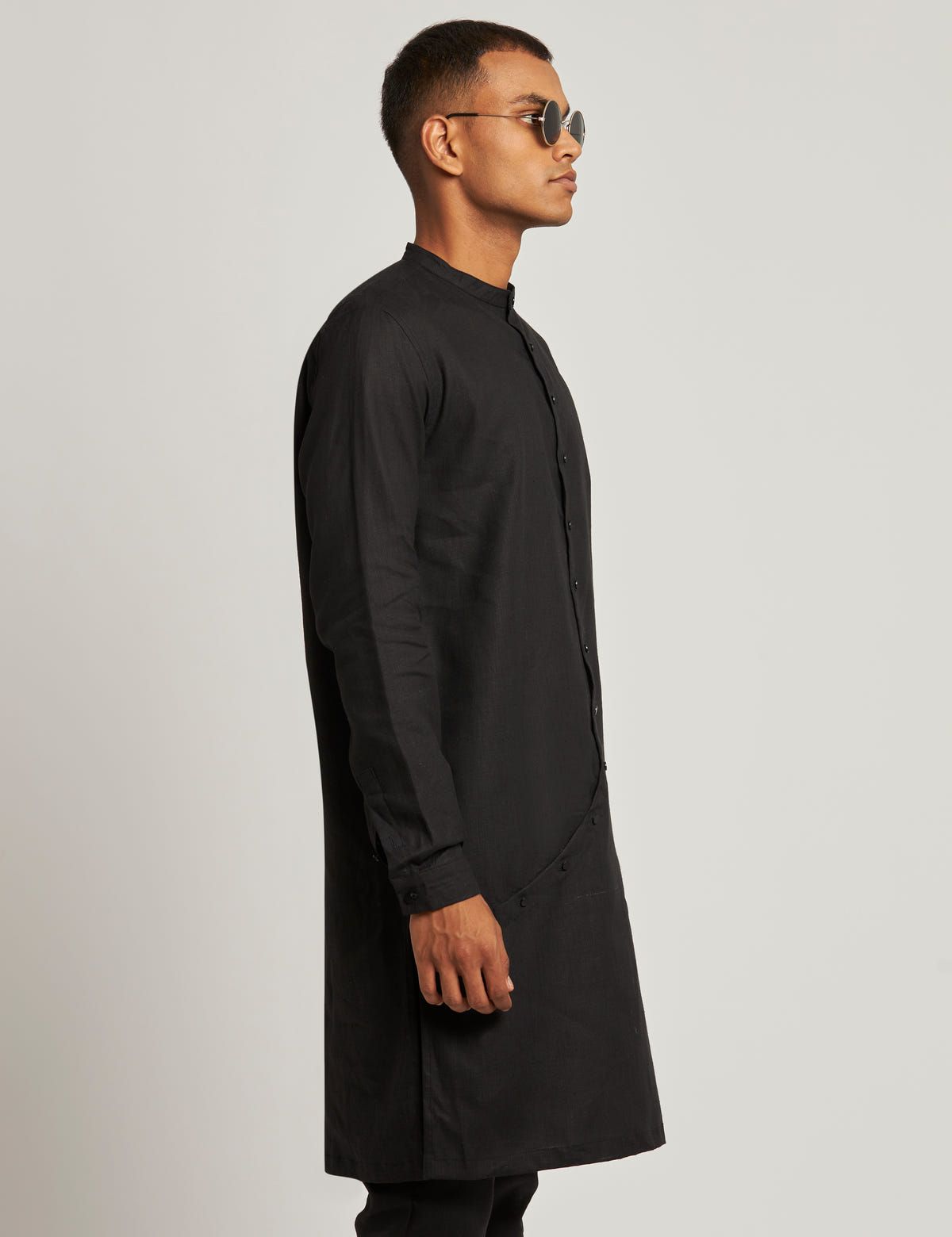 SIWAN KURTA - BLACK - image 2