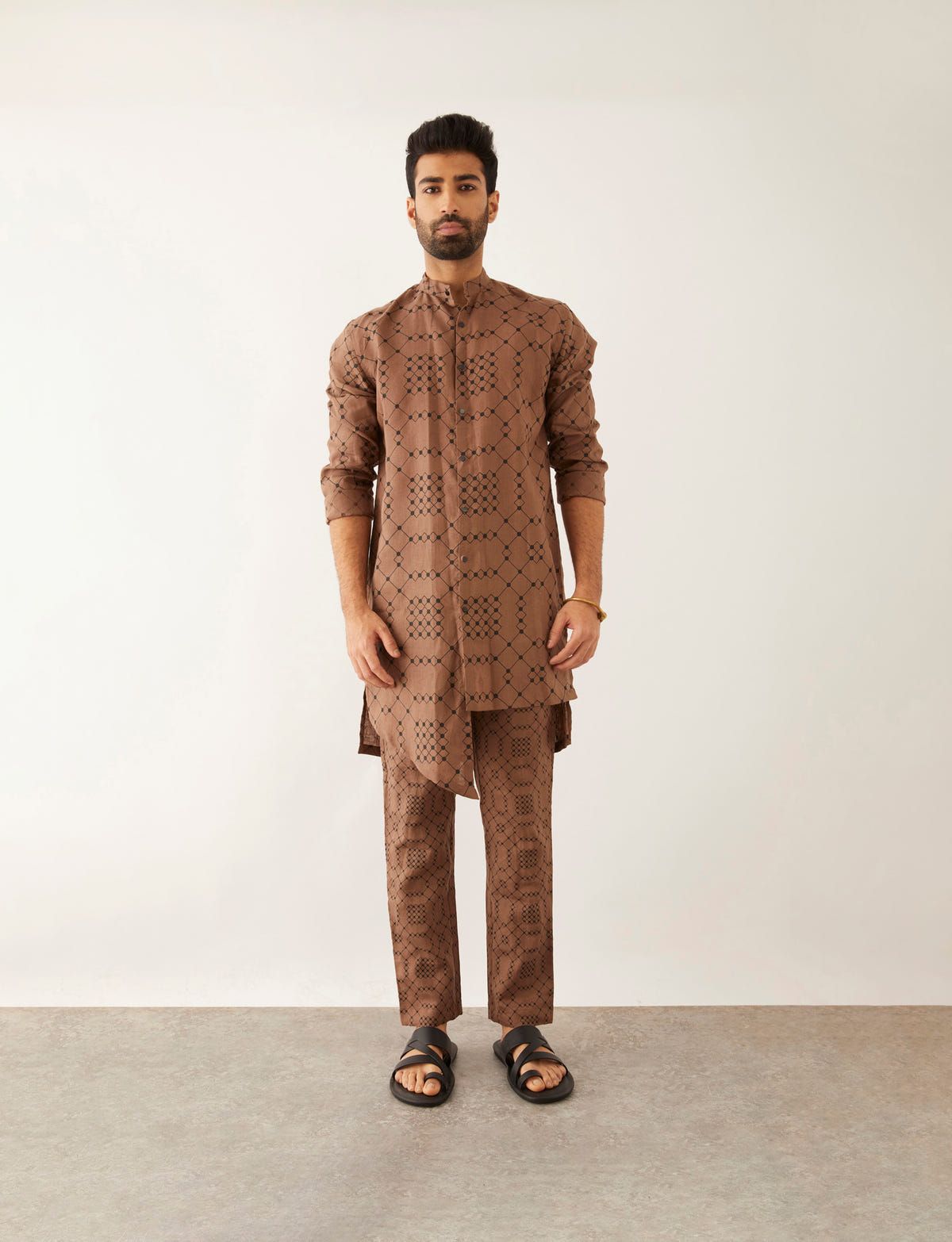 SIMO BALANCE KURTA - BROWN - image 1