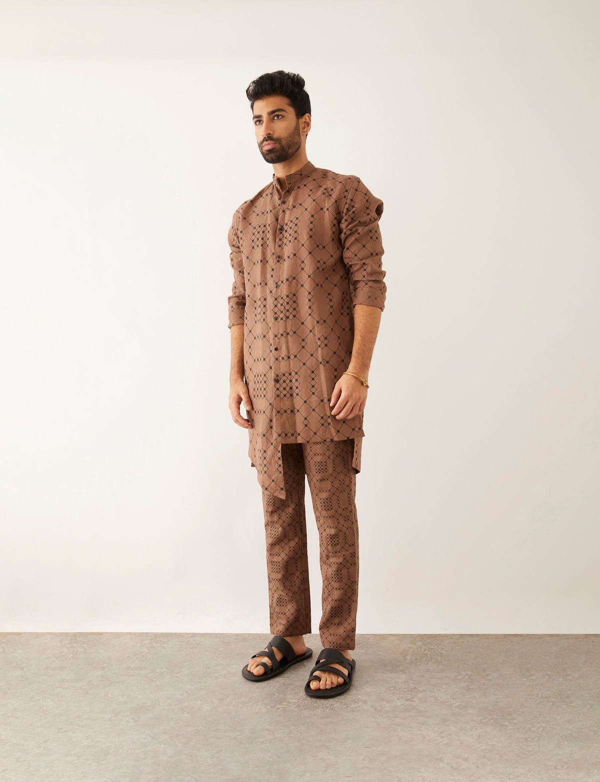 SIMO BALANCE KURTA - BROWN - image 2