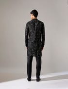 Elliot Plus Minus Kurta Set - Black view 4