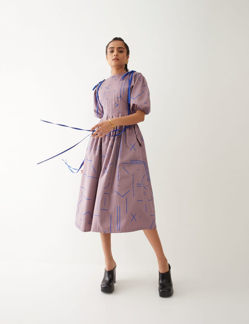 SIRA DRESS - ORCHID