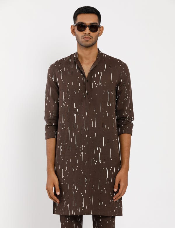 SON OF A NOBLE - SNOB — SHERWOOD KURTA SEASONS - BROWN