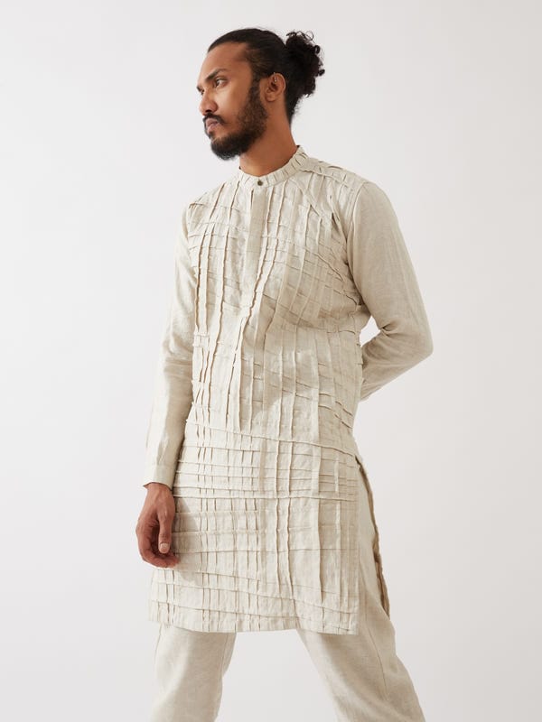 SON OF A NOBLE - SNOB — LOGAN KURTA - IVORY