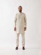 LOGAN KURTA - IVORY view 2