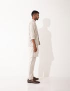 CHECKER BANDI - IVORY view 3
