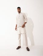 CHECKER BANDI - IVORY view 5