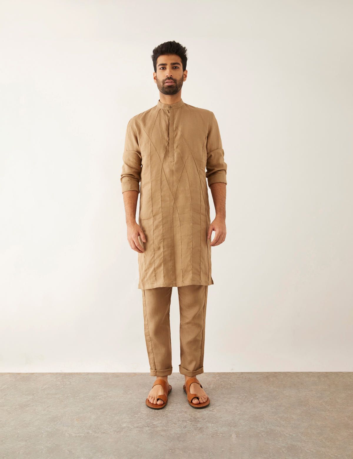 STELA - KURTA - KHAKI - image 1