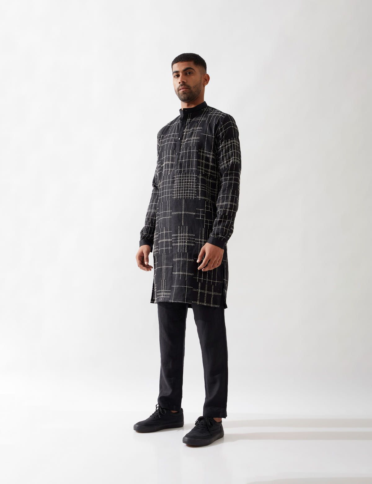 LUCAS KURTA SET - BLACK - image 3