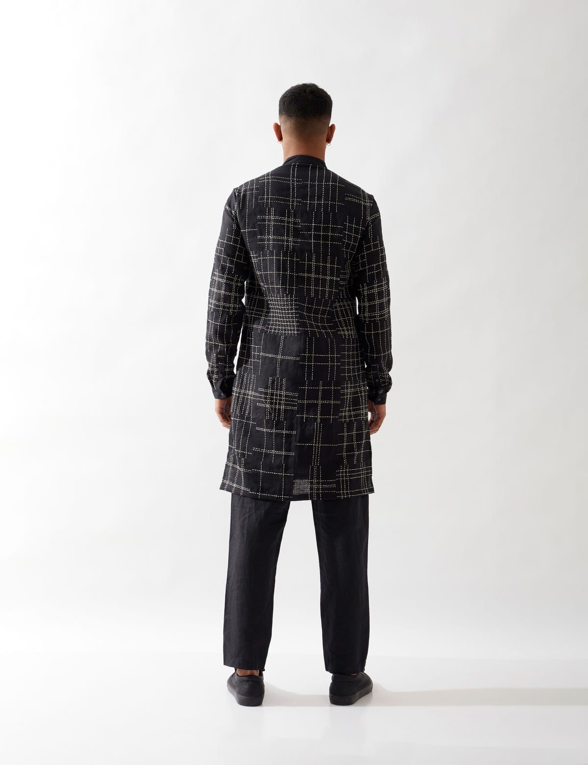 LUCAS KURTA SET - BLACK - image 4