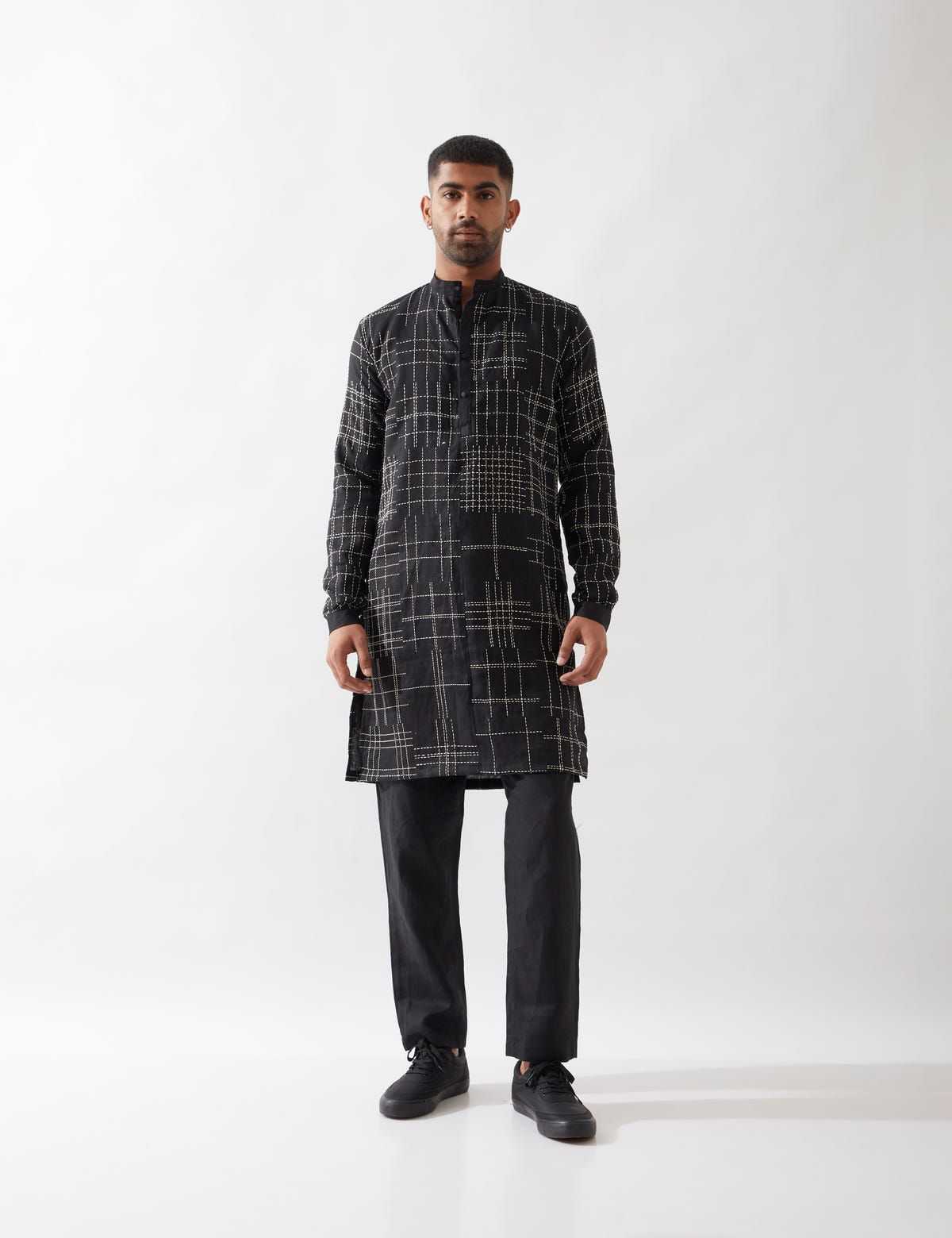 LUCAS KURTA SET - BLACK - image 6