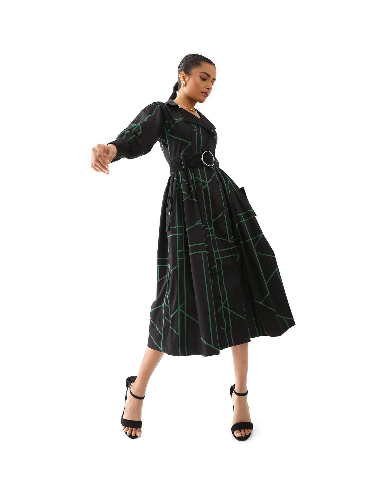 MILO DRESS - BLACK - image 2