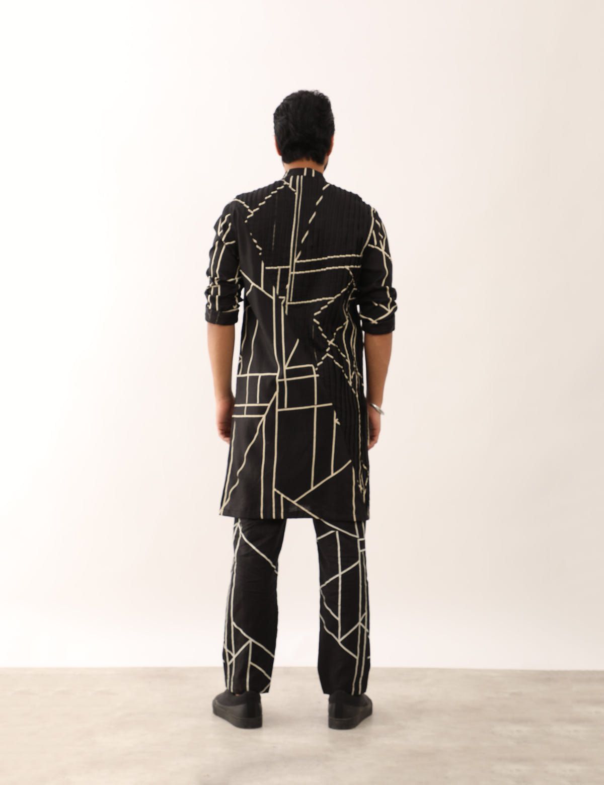 AADI GLASS KURTA - BLACK - image 4