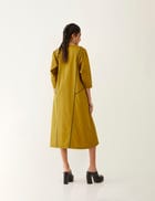 MARTHA DRESS - GOLD view 3