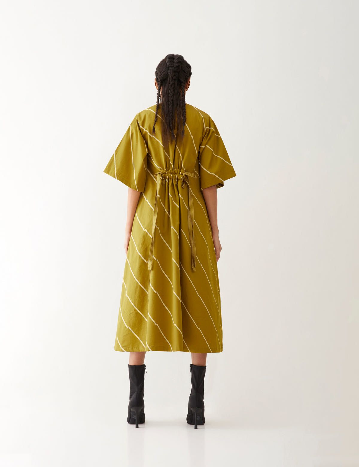DEVON DRESS - GOLD - image 3