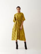 DEVON DRESS - GOLD view 4
