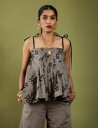 VIKA TOP - ASH GREY view 3