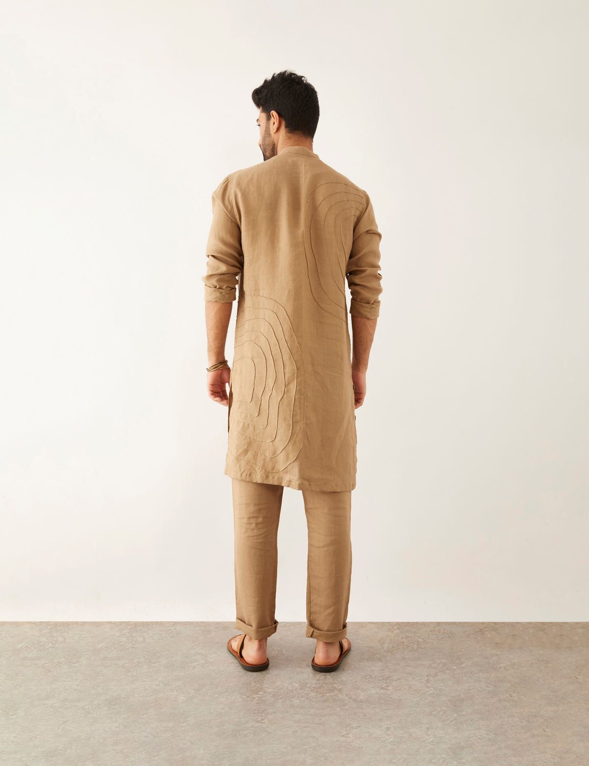 FEZ KURTA SET - KHAKI - image 3