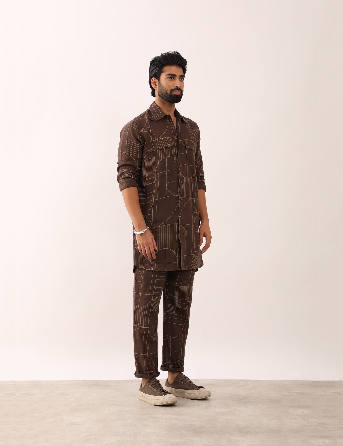 KARAN GATSBY SHIRT - BROWN - image 3