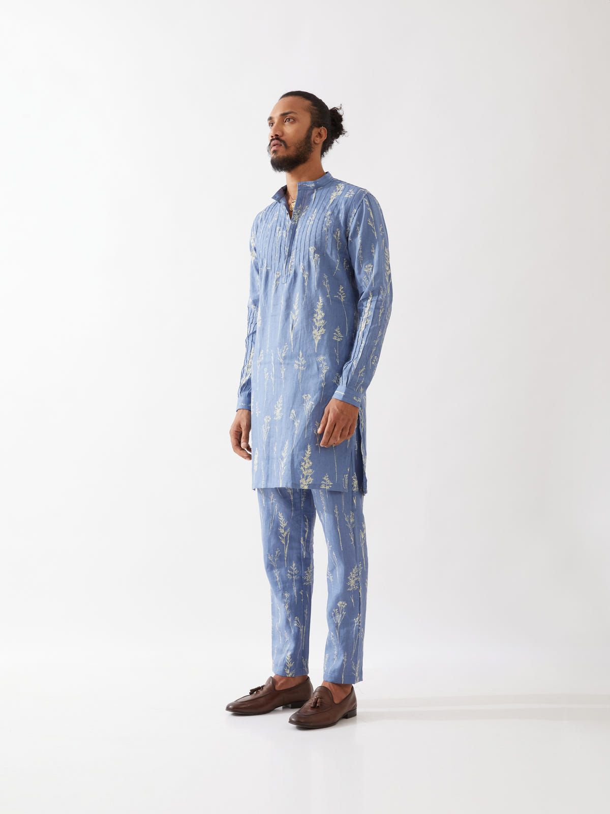DECLAN BOTANICA KURTA  - BLUE - image 3