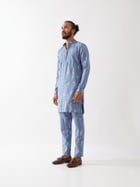 DECLAN BOTANICA KURTA  - BLUE view 3