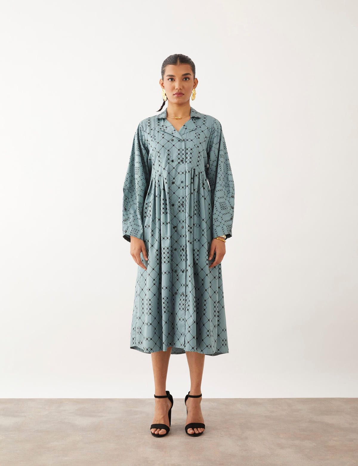 YOKO DRESS - SMOKE - image 2