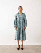 YOKO DRESS - SMOKE view 2
