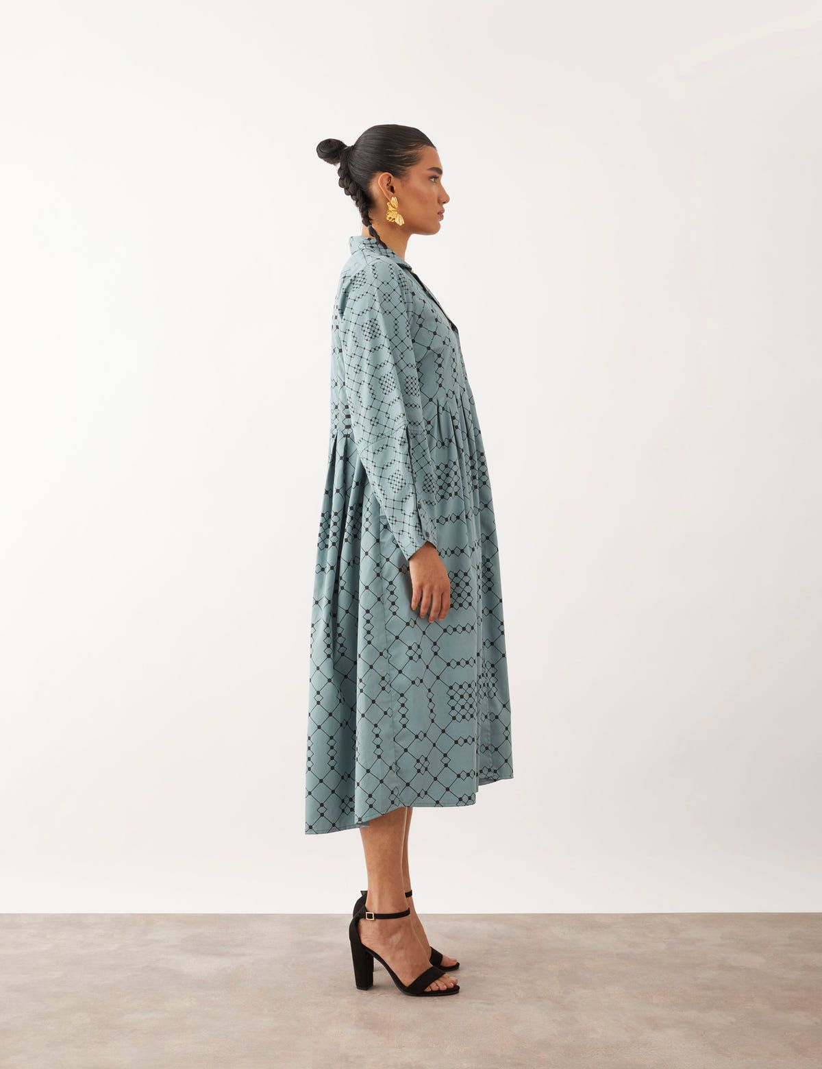 YOKO DRESS - SMOKE - image 3