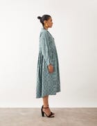 YOKO DRESS - SMOKE view 3