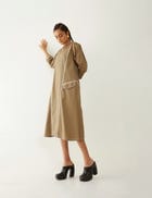 MARTHA DRESS - MUSHROOM view 2