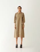 MARTHA DRESS - MUSHROOM view 4
